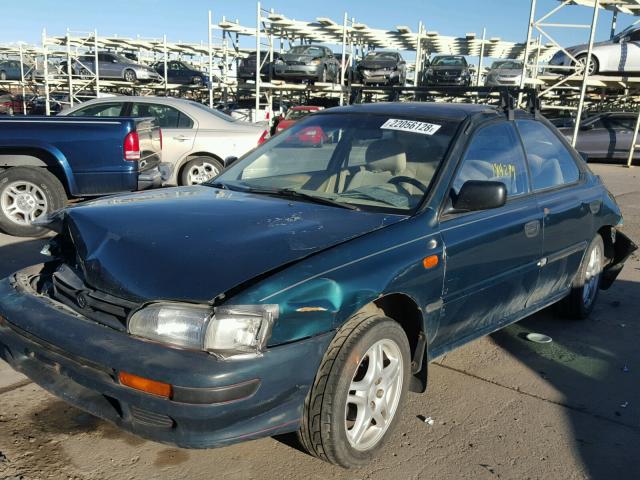 JF1GC2358SG515997 - 1995 SUBARU IMPREZA L GREEN photo 2