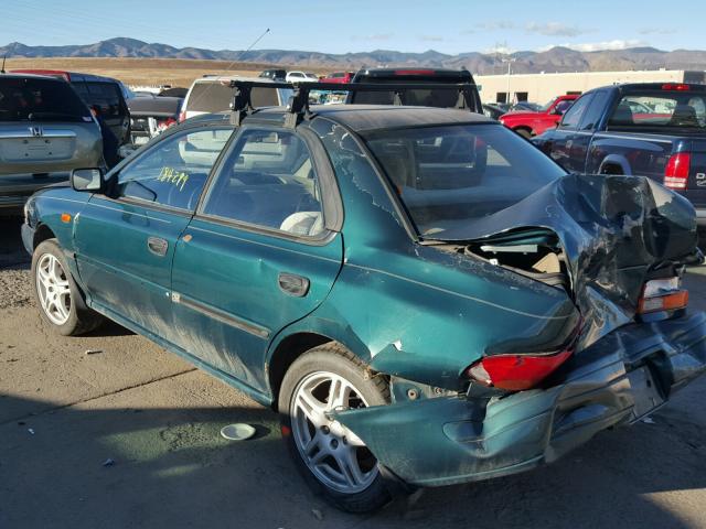 JF1GC2358SG515997 - 1995 SUBARU IMPREZA L GREEN photo 3