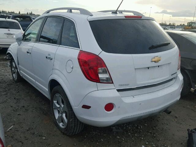 3GNAL4EK9ES626487 - 2014 CHEVROLET CAPTIVA LT WHITE photo 3