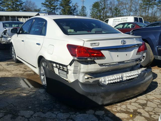 4T1BK3DB6BU431921 - 2011 TOYOTA AVALON BAS 白色 照片 3