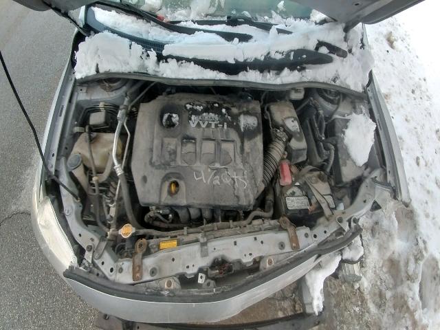 2T1BU4EE1AC328172 - 2010 TOYOTA COROLLA BA SILVER photo 7