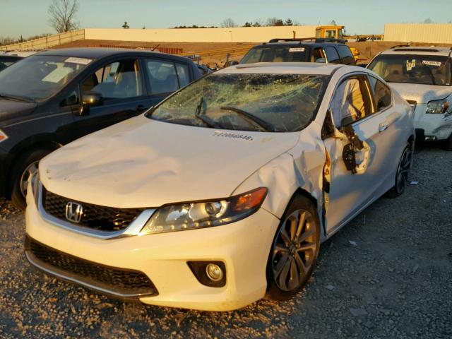 1HGCT2B83DA006170 - 2013 HONDA ACCORD EXL WHITE photo 2