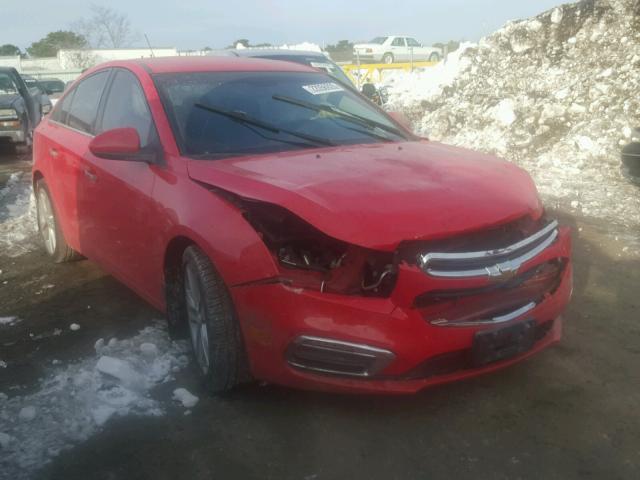 1G1PG5SB6F7162035 - 2015 CHEVROLET CRUZE LTZ RED photo 1