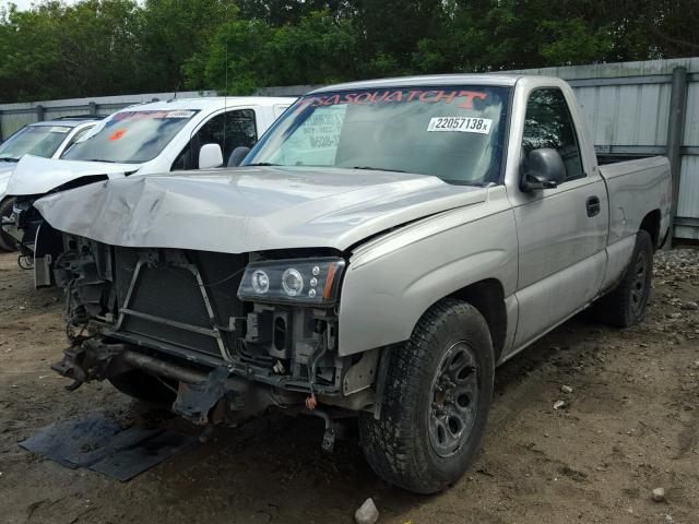 3GCEC14X96G205377 - 2006 CHEVROLET SILVERADO SILVER photo 2