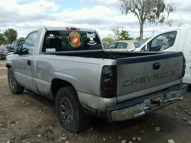 3GCEC14X96G205377 - 2006 CHEVROLET SILVERADO SILVER photo 3