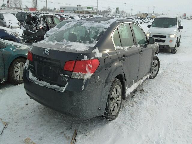 4S3BMGA63C3008430 - 2012 SUBARU LEGACY 2.5 GRAY photo 4