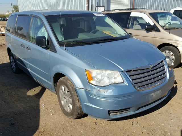 2A8HR44H78R764809 - 2008 CHRYSLER TOWN & COU BLUE photo 1