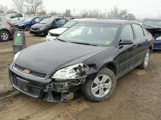 2G1WT58KX69331499 - 2006 CHEVROLET IMPALA LT BLACK photo 2