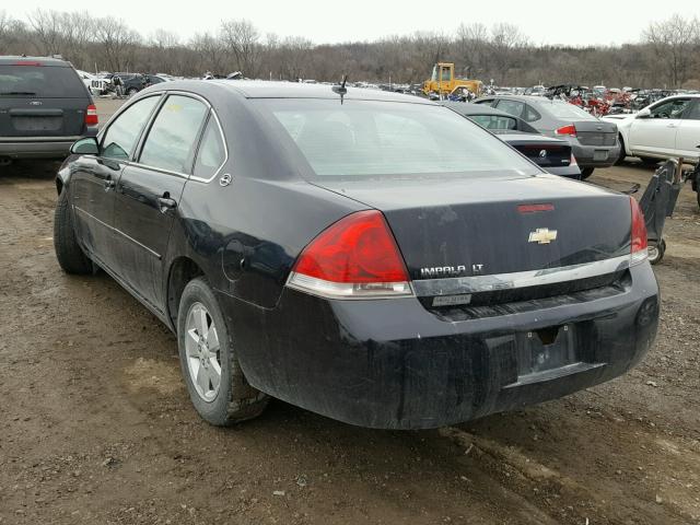 2G1WT58KX69331499 - 2006 CHEVROLET IMPALA LT BLACK photo 3