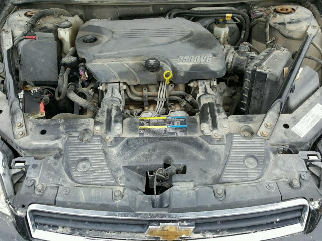 2G1WT58KX69331499 - 2006 CHEVROLET IMPALA LT BLACK photo 7