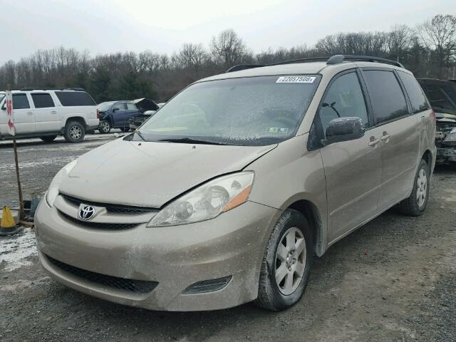 5TDKK4CC4AS297823 - 2010 TOYOTA SIENNA CE SILVER photo 2