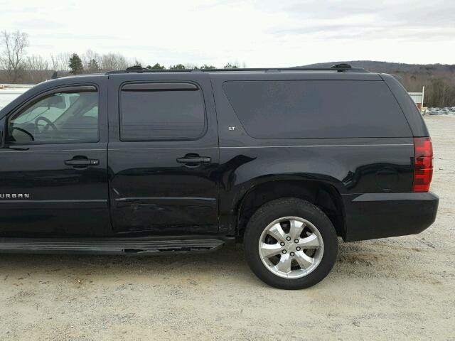 3GNFK16377G288639 - 2007 CHEVROLET SUBURBAN K BLACK photo 9