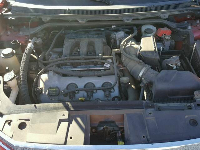 2FMGK5CC1ABA58156 - 2010 FORD FLEX SEL წითელი ფოტო 7