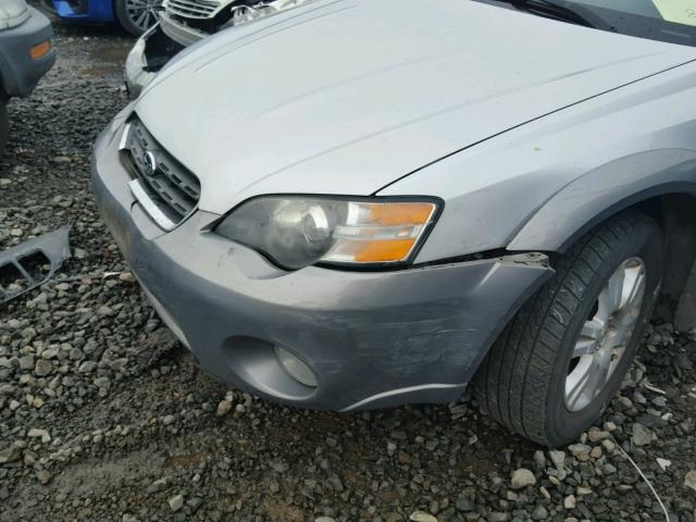 4S4BP61C957327829 - 2005 SUBARU LEGACY OUT SILVER photo 9