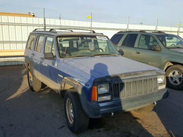 1J4FJ28S3RL239962 - 1994 JEEP CHEROKEE S BLUE photo 1