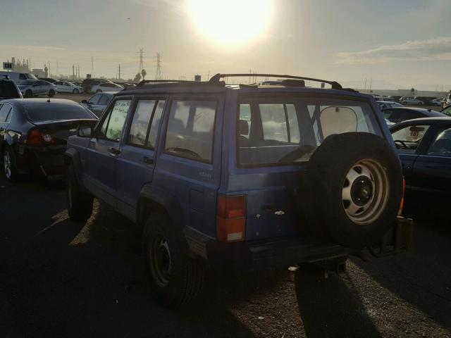 1J4FJ28S3RL239962 - 1994 JEEP CHEROKEE S BLUE photo 3