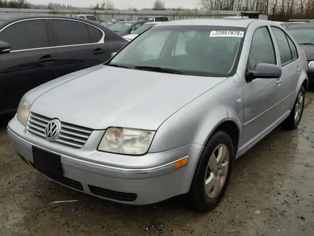 3VWSE69M74M007692 - 2004 VOLKSWAGEN JETTA GLS SILVER photo 2