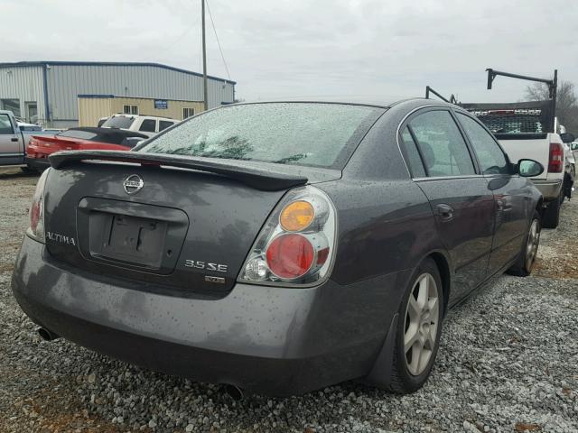 1N4BL11DX4C160551 - 2004 NISSAN ALTIMA SE GRAY photo 4