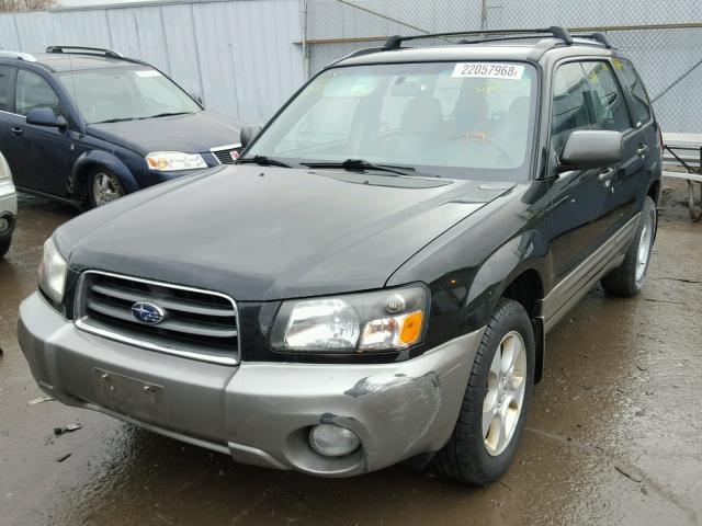 JF1SG65624H721826 - 2004 SUBARU FORESTER 2 BLACK photo 2