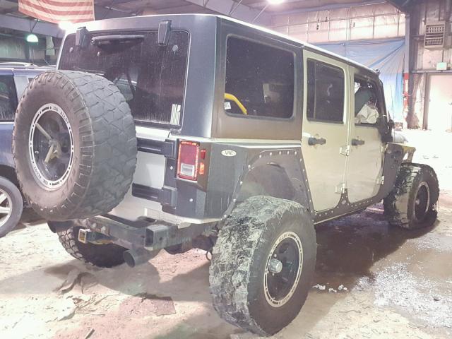 1J4GA39127L150381 - 2007 JEEP WRANGLER X SILVER photo 4