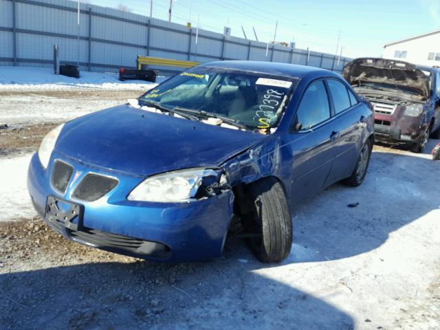 1G2ZG58N474149292 - 2007 PONTIAC G6 BASE BLUE photo 2