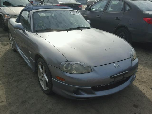 JM1NB353830311717 - 2003 MAZDA MX-5 MIATA GRAY photo 1