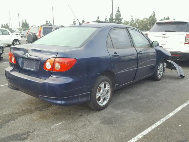 2T1BR32E35C508050 - 2005 TOYOTA COROLLA CE BLUE photo 4