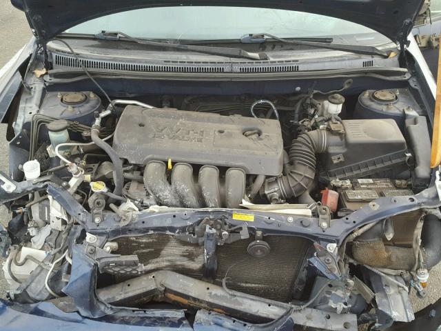 2T1BR32E35C508050 - 2005 TOYOTA COROLLA CE BLUE photo 7