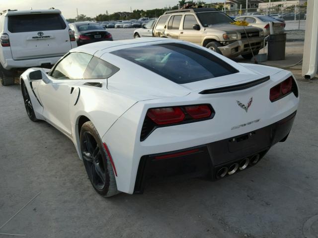 1G1YB2D7XG5112133 - 2016 CHEVROLET CORVETTE S WHITE photo 3