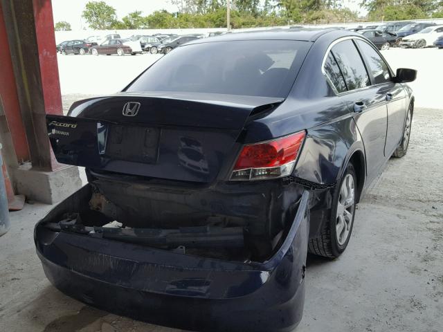 1HGCP26788A033442 - 2008 HONDA ACCORD EX BLUE photo 4