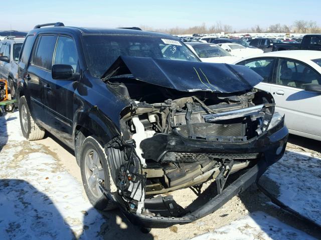 5FNYF4H72BB096826 - 2011 HONDA PILOT EXLN BLACK photo 1