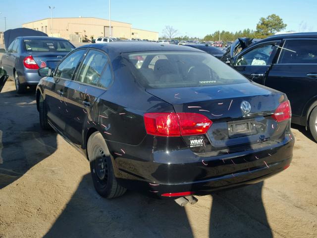 3VW2K7AJ4EM440551 - 2014 VOLKSWAGEN JETTA BASE 黑色 照片 3