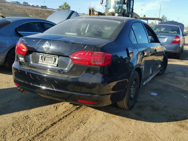 3VW2K7AJ4EM440551 - 2014 VOLKSWAGEN JETTA BASE 黑色 照片 4