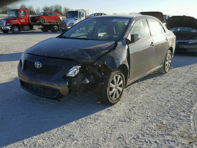 JTDBU4EE8AJ065487 - 2010 TOYOTA COROLLA BA BLACK photo 2