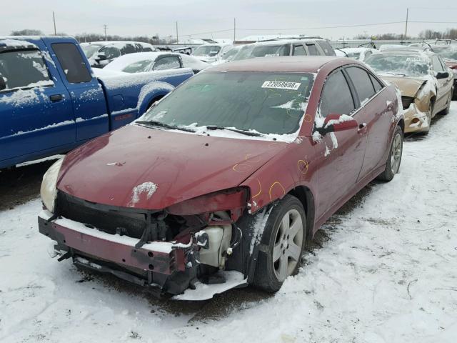 1G2ZA5EB0A4118219 - 2010 PONTIAC G6 MAROON photo 2