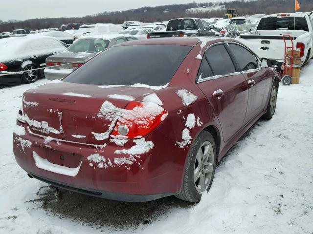 1G2ZA5EB0A4118219 - 2010 PONTIAC G6 MAROON photo 4