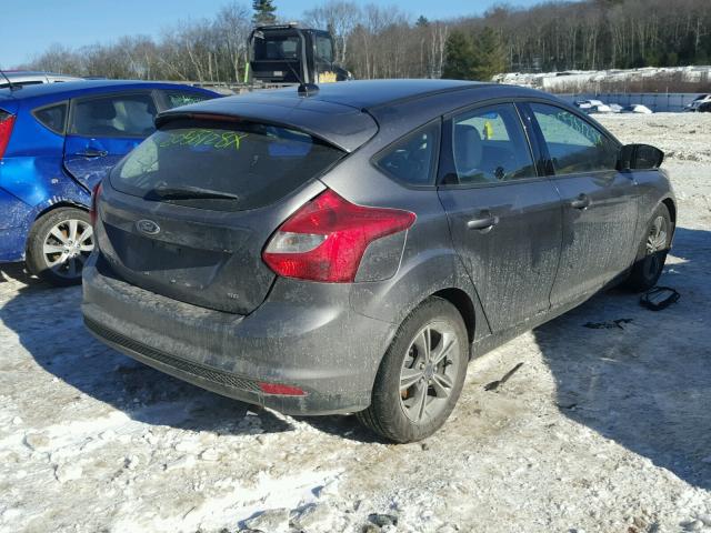 1FADP3K23EL377317 - 2014 FORD FOCUS SE GRAY photo 4