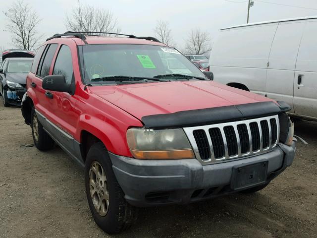 1J4GW58S6XC605949 - 1999 JEEP GRAND CHER RED photo 1