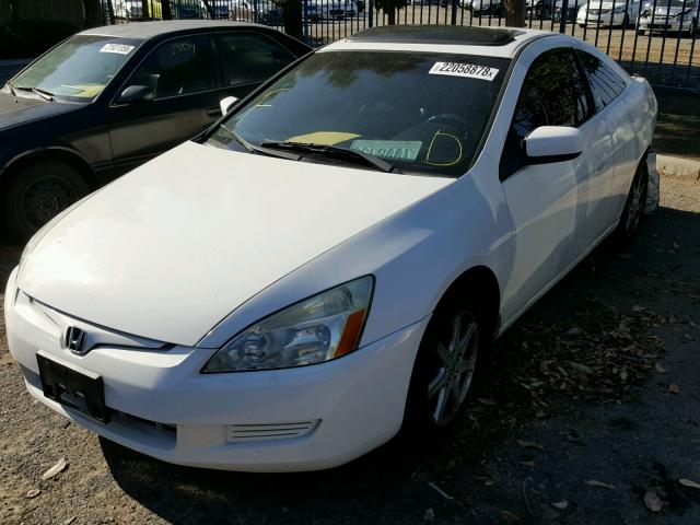 1HGCM82613A037284 - 2003 HONDA ACCORD EX WHITE photo 2