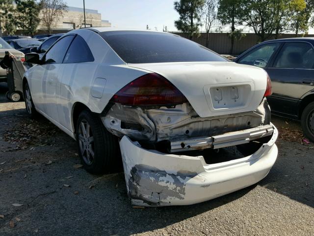 1HGCM82613A037284 - 2003 HONDA ACCORD EX WHITE photo 3