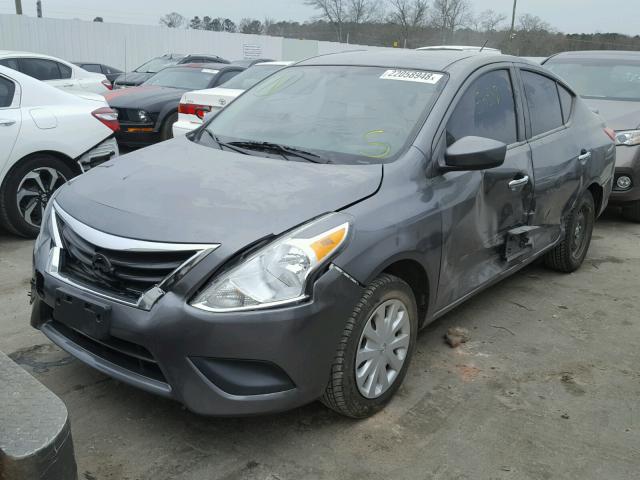 3N1CN7AP4GL808192 - 2016 NISSAN VERSA S GRAY photo 9