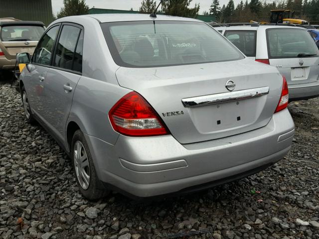 3N1BC1AP8AL404222 - 2010 NISSAN VERSA S SILVER photo 3