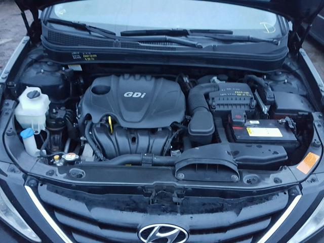 5NPEB4ACXDH681437 - 2013 HYUNDAI SONATA GLS BLACK photo 7