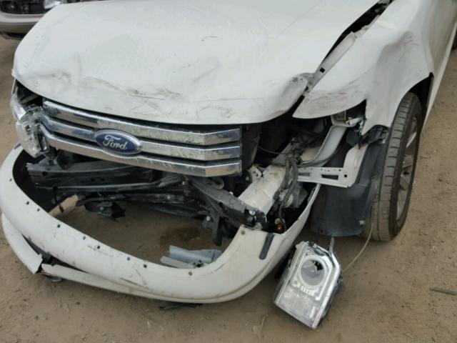 2FMDK52C99BA17919 - 2009 FORD FLEX SEL WHITE photo 9