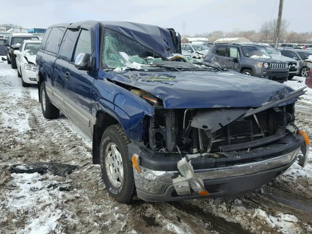 2GCEC19T021370565 - 2002 CHEVROLET SILVERADO BLUE photo 1