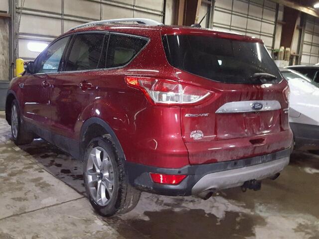 1FMCU9J91EUE22373 - 2014 FORD ESCAPE TIT RED photo 3