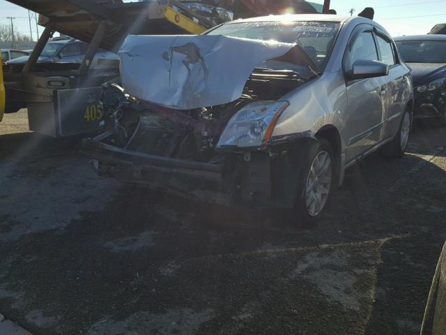 3N1AB6AP1CL702027 - 2012 NISSAN SENTRA 2.0 SILVER photo 2