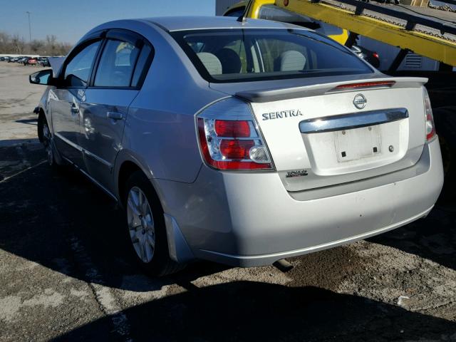 3N1AB6AP1CL702027 - 2012 NISSAN SENTRA 2.0 SILVER photo 3