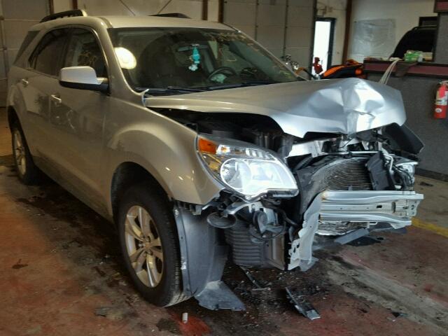 2GNALDEK6D6350654 - 2013 CHEVROLET EQUINOX LT SILVER photo 1