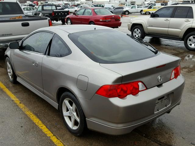 JH4DC54813S003308 - 2003 ACURA RSX GOLD photo 3